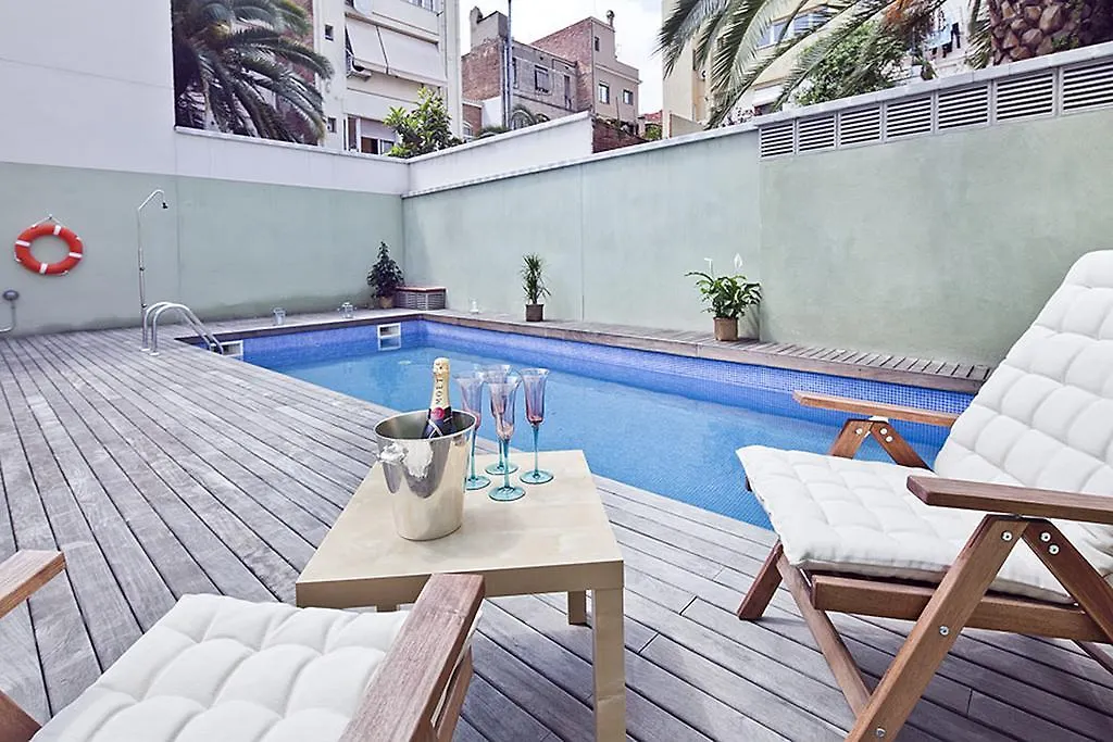 Apartment Barcelona Rentals - Gracia Pool Apartments Center